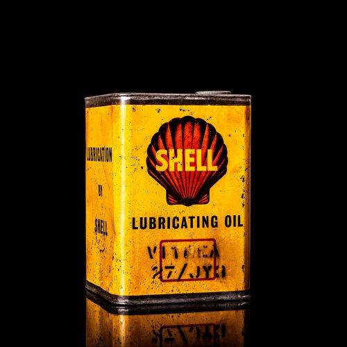 rare and unique collectible Shell oil can 1890 – 1958s edition
