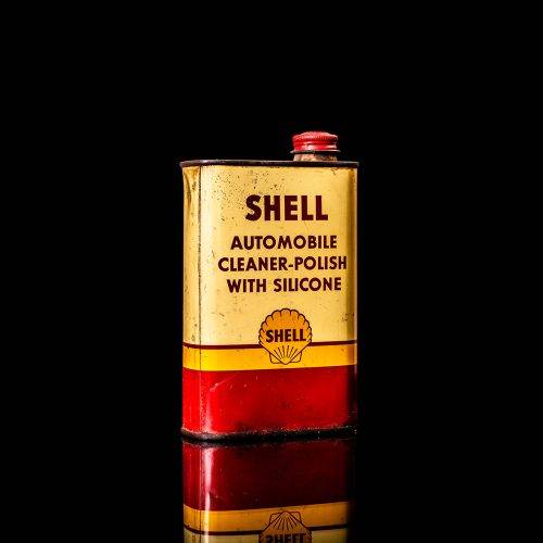 Discover Rare Vintage Shell Oil Cans: 1950-1955 Collection - SHELLCANS